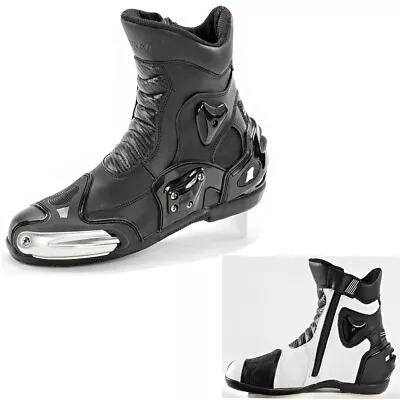 Joe Rocket Superstreet Street Motorcycle Leather Boots - Pick Size & Color • $134.99