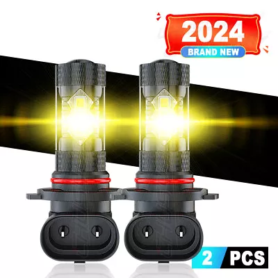 9005 9006 H10 9145 3000K Yellow 120W LED Fog Light Bulbs Kit • $9.99