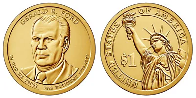 $3.35 • Buy 2016 P Gerald Ford Presidential One Dollar Coin U.S. Mint Coin Money Coins