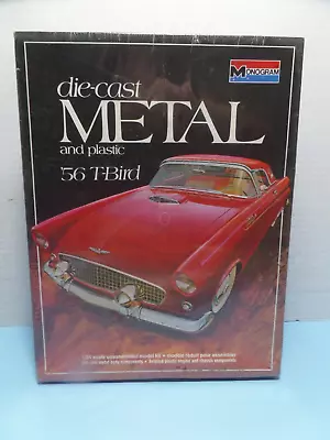 Monogram 56' T-bird Diecast Kit #6101 Year 1977 - Sealed • $30