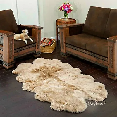 $179.99 • Buy Shag Faux Fur Area Rug, Quatro, Thick, Faux Flokati Sheepskin Pelt, Fleece, USA