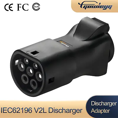 GUWIEYG V2L Type2 Car Discharger  EV Adapter Discharge For MG KIA HYUNDAI IONIQ • $48.99