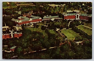 Monroe MI~Air View Mother House Sisters IHM St Mary Academy~Vintage Postcard • $3.70