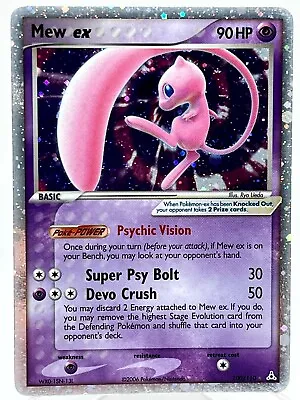 Mew Ex 100/110 Holon Phantoms Holo Ultra Rare Vintage Pokemon TCG Card • $159.99