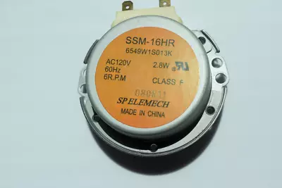 Same Day Ship | Microwave Turntable Motor | 3 Year Wnty. | SSM-16HR 6549W1S013K • $14.99