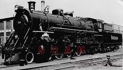 3f709 Rp 1947 Virginian Railroad 462 Loco #210 Princeton Wv • $8.99