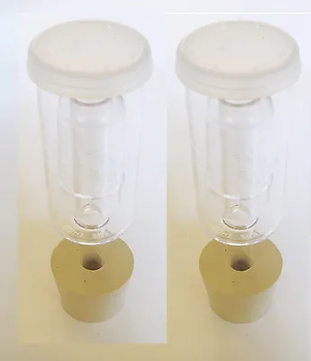 2 Pack - 3-Piece Cylinder Airlock And Carboy Bung Size # 6.5 • $7.99