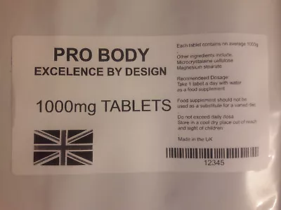 £8.48 • Buy CHOLINE BITARTRATE & INOSITOL 1000mg TABLETS ✅ NEW REFILL PACK ✅ Not Capsules