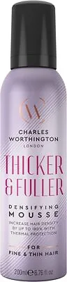 Charles Worthington Thicker And Fuller Densifying Mousse Hair Thickening Mouss • £8.47