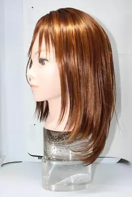 Magic Touch Long Wig W/ Bangs Hair 100%Toyokalon Frosted Syrup Dark Orange Gold • $16.64