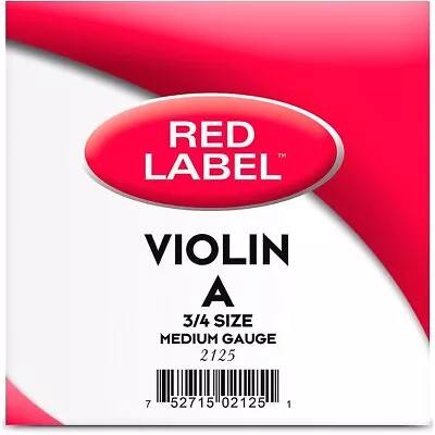 Super Sensitive Red Label Series Violin A String 3/4 Size Medium • $4.49