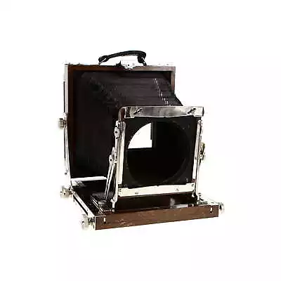 Ikeda 4X5 Anba Wood View Field Folding View Camera With Chrome Fittings • $495