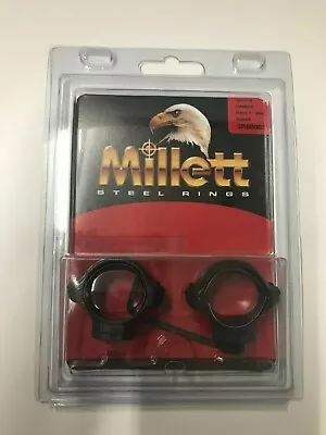 Millet Steel Rings - Turn-in - 1  Diameter -  Standard - Medium -  Sr00002 • $23.99