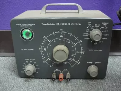 Vintage Heathkit Model C3 Condenser Checker Leakage Tester Used - Powers On - GC • $222