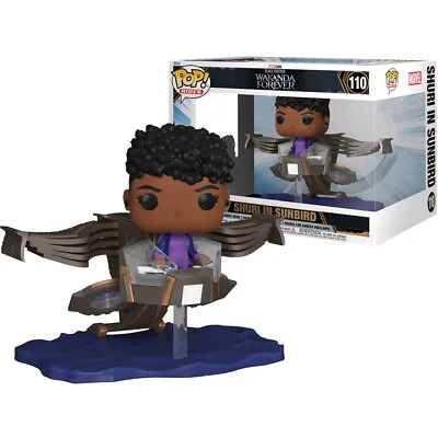 Funko POP! Rides Marvel Black Panther Wakanda Forever Shuri In Sunbird No 110 • £19.99