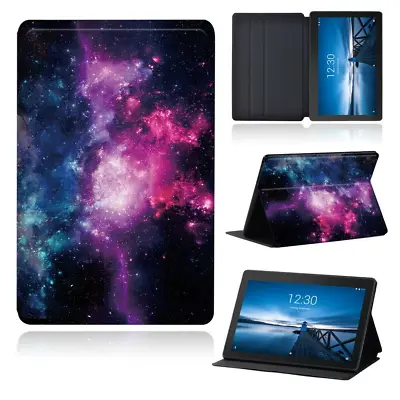 Space Leather Stand Tablet Cover Case For Lenovo Tab E10 M7 M8 M9 M10 M10 Plus • £5.96