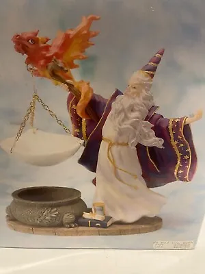 NEW/OPEN BOX - Westland Giftware Merlin Wizard Statue Oil Wax Burner Warmer • $40