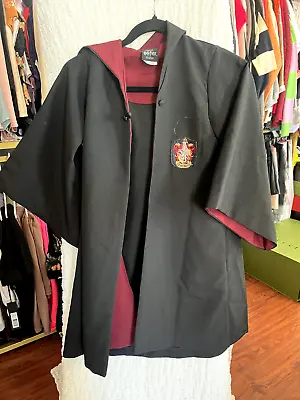 Harry Potter Robe XXXS Blk Wizarding World Gryffindor Cloak Universal Studi NWOT • $90