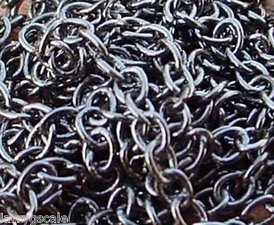 $1.29 • Buy All Scales Blackened Hobby Chain By The Foot LGB, USA, Flat Loads, Yard Dioramas