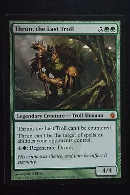 Magic The Gathering MTG THRUN THE LAST TROLL Mirrodin Besieged MP Played • $1.85