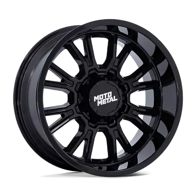 20 Inch Black Wheels Rims FOR Jeep Wrangler Gladiator Moto Metal MO810 20x10 -18 • $310