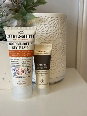£5.50 • Buy Vegan Curlsmith Hold Me Softly Style Balm And Aveda Damage Remedy Daily Repair.