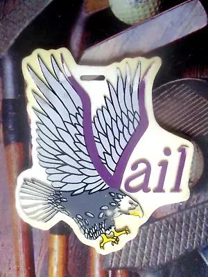 Vtg - PGA Golf Bag Tag - EAGLE VAIL GOLF CLUB Gc - Avon CO • $12