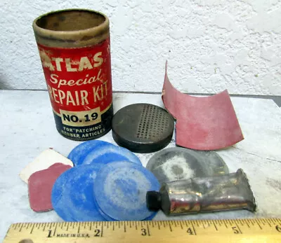 Vintage Atlas Special Tire Tube Repair Kit No. 19 Great Colors Some Left • $14.99