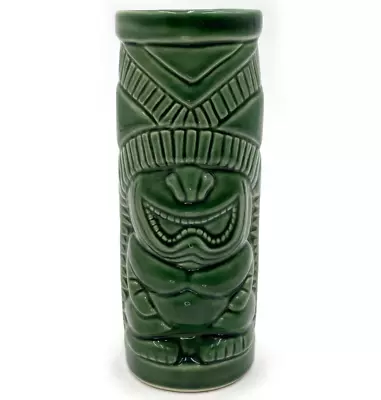 VTG Mai-Kai Tiki Farm Green Ceramic Tumbler 2003 Cup Vase Mug Luau Barware 6.5” • $34