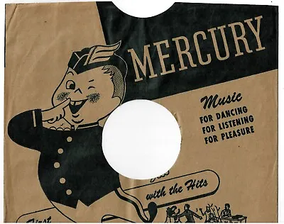 Mercury 78 10  Company Sleeve 1947 VG/VG+ Choose 7 Available • $1.50