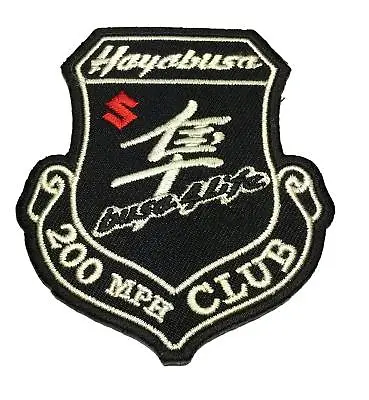 $7.95 • Buy Hayabusa 200 Mph Club Suzuki Embroidered Patch (SZ1)