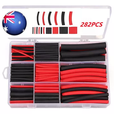 282pcs Marine Grade Dual-Wall Adhesive Glue Lined Heat Shrink Tube Ratio 3:1 AU • $19.99