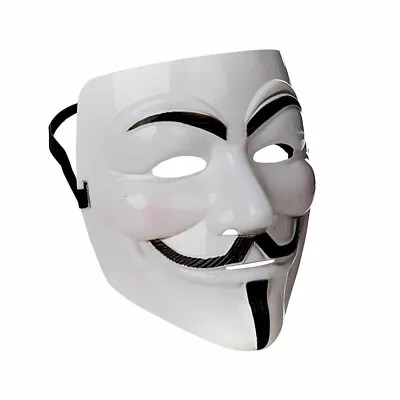 Anonymous V For Vendetta Mask Halloween Face Party Mask V For Vendetta Mask Uk • £5.99