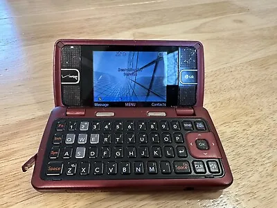 LG Envy2 VX9100M (Verizon) Messenger Phone - Red Maroon Vintage. • $30