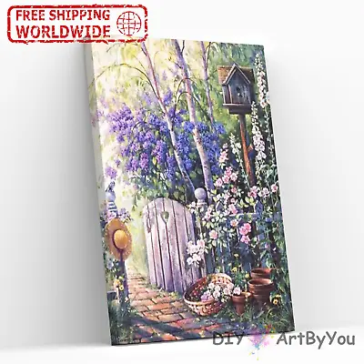 Door Paint By Numbers Canvas Art Draw Artist Painting Oil Kit Home Decor Poster • $12.99