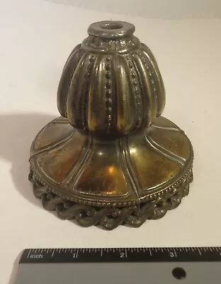 Vintage Solid Brass Table Lamp Base Ornate • $20