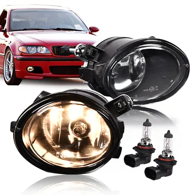 Fit For BMW 01-06 E46 3 Series M3 01-03 E39 Bumper Fog Light Clear Lens Lamp  • $20.60