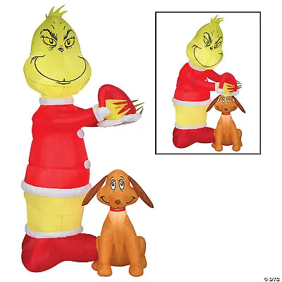 Airblown® Animated Grinch Inflatable Christmas Outdoor Yard Decor Max 35  • $131.99