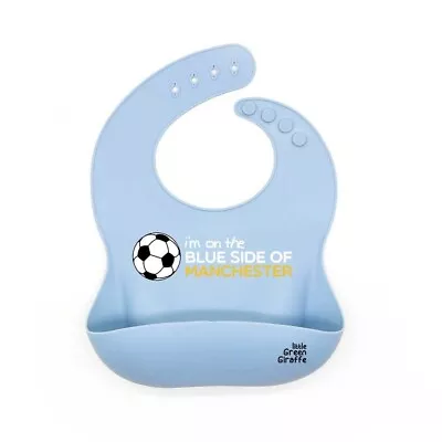 Manchester City Football Shirt Baby Bib • £7.99