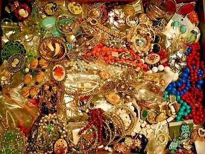 Vintage Estate Costume Jewelry Lots *All Wear* FREE SHIPPING! • $39.99