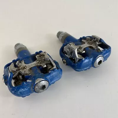 NASHBAR Dual-Sided Clipless MTB Pedals With 9/16  Thread Blue • $11.99