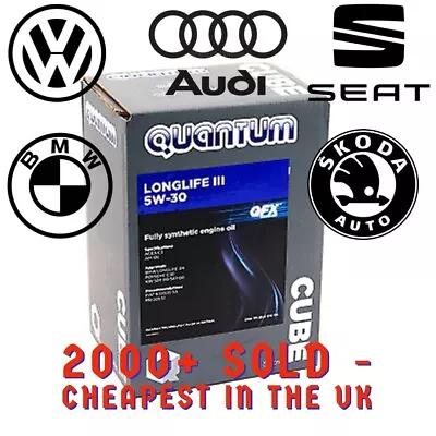 Quantum Longlife 3 5w-30 Fully Synthetic Oil VW 504/507 5 Litres Inc Postage • £38.95