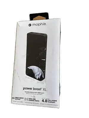 Mophie Power Boost XL Portable Battery W/USB-C Port 20000 MAh Power Bank Black • $20