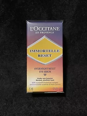 L’Occitane Immortelle Overnight Reset Eye Serum 15ML  New Sealed • $69.99