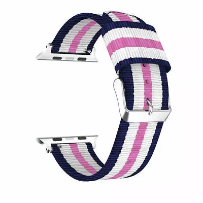 $10.99 • Buy Nylon Sport Band Strap For Apple Watch Series 8 7 6 5 4 3 IWatch SE 38 41 49mm 