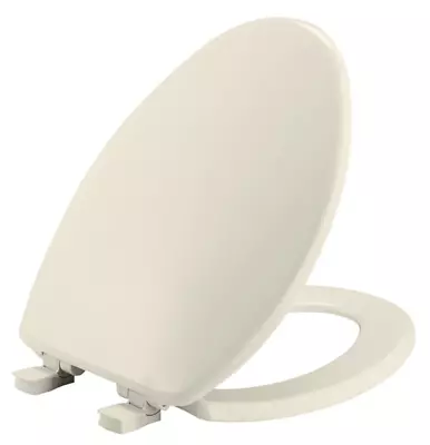 Bemis 7300SLEC 346 Elongated Plastic Toilet Seat - Biscuit/Linen • $20