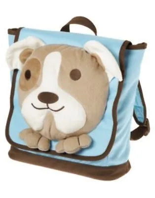 Gymboree Blue Puppy Dog Plush Toddler Backpack Nwt • $7.99