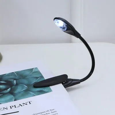 Bed USB Flexible Reading LED Light Clip-on Beside Bed Lamp Mini Book Lamp For • $6.62