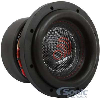 Massive Audio HIPPO XL 64 600W 6  Dual 4 Ohm Car Audio Subwoofer Car Sub Woofer • $129.99