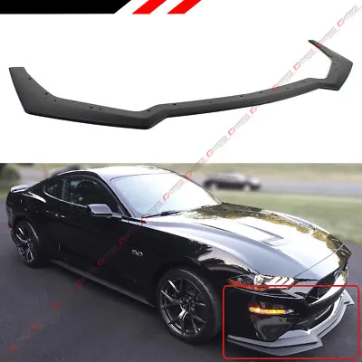 For 2018-2023 Mustang Gt Performance Style Pp Add-on Front Bumper Lip Splitter • $104.99